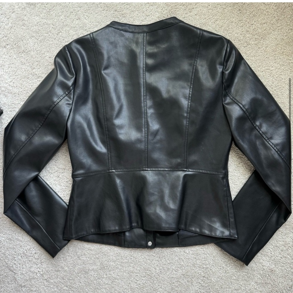 Zara Faux Leather Jacket - Picture 8 of 13